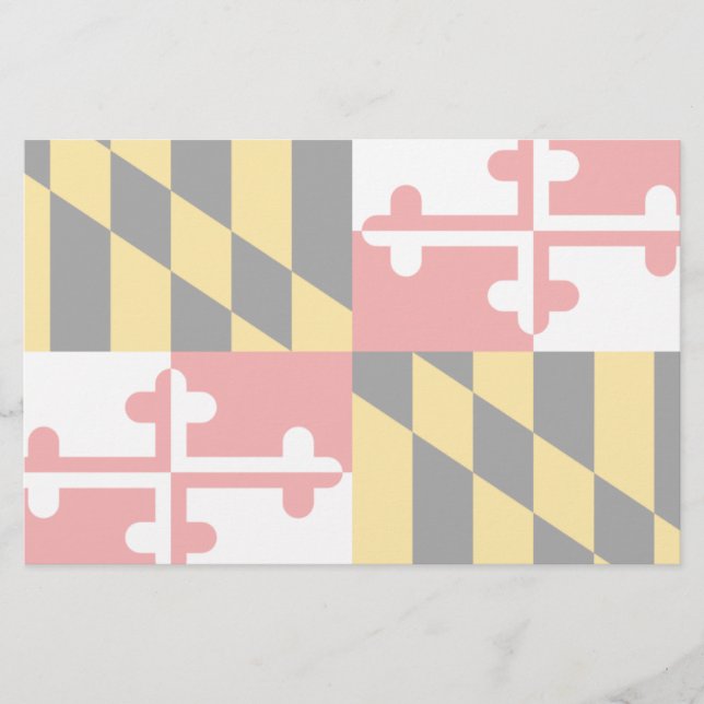 Papeterie Drapeau du Maryland (Devant)