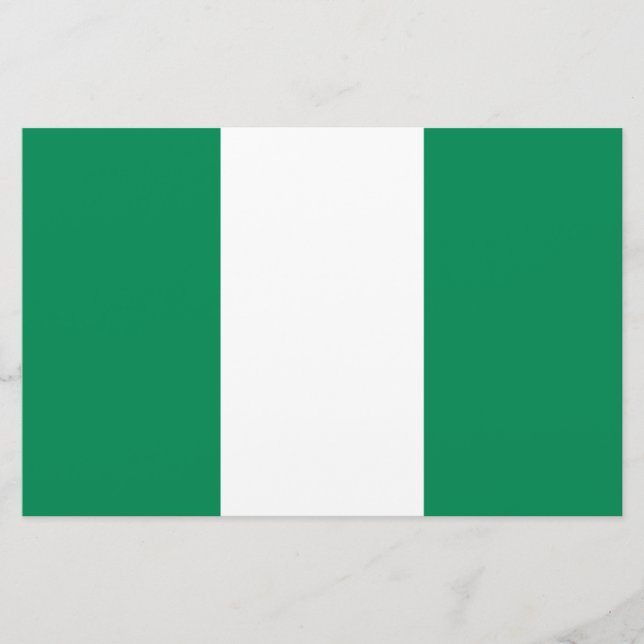 Papeterie Drapeau du Nigeria (Devant)
