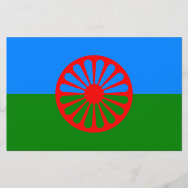 Papeterie Drapeau romani (Devant)
