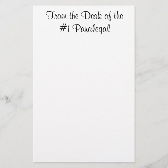 Papeterie Du bureau du bloc - notes du paralégal #1 (Devant)