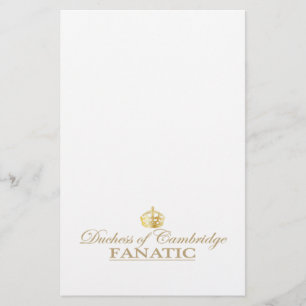 Papeterie Duchesse de Cambridge Fanatic