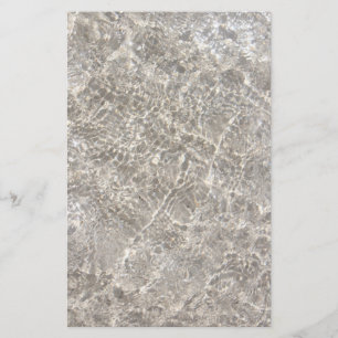 Papeterie Eau étincelante sur la plage de sable été