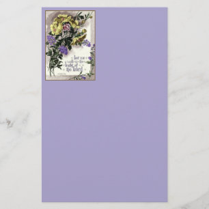 Papeterie Écriture avec fleurs