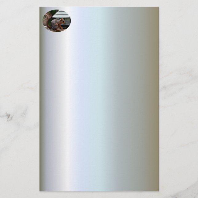 Papeterie Écureuil à l'éleveur d'oiseaux (Devant)