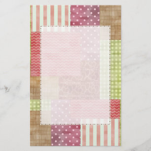 Papeterie Édredon de patchwork à la mode