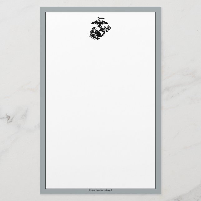 Papeterie EGA à une couleur - Noir (Devant)