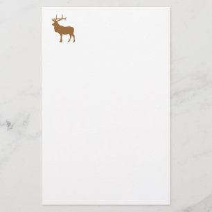 Papeterie Élan blanc et marron