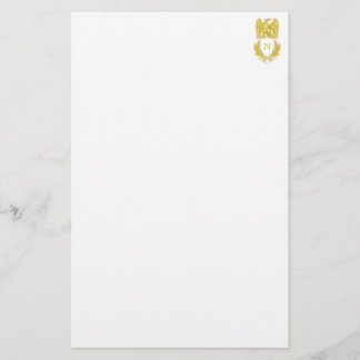 Papeterie Emblème impérial d'Eagle du napoléon I