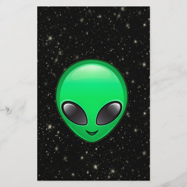 Papeterie emojis alien (Devant)