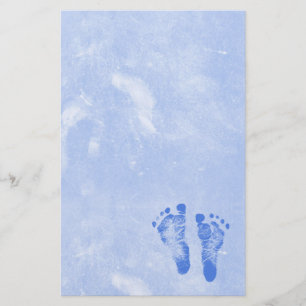 Papeterie Empreintes de pas mignonnes de bébé