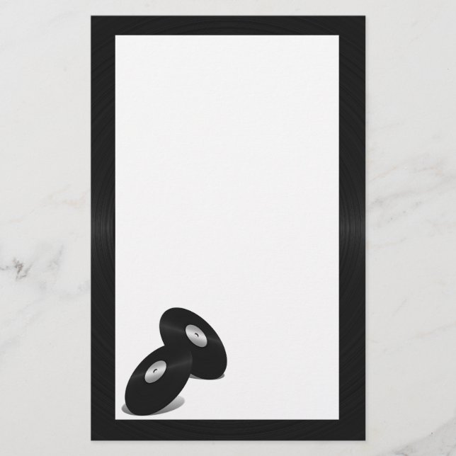 Papeterie Enregistrement LP Vinyl Look (Devant)