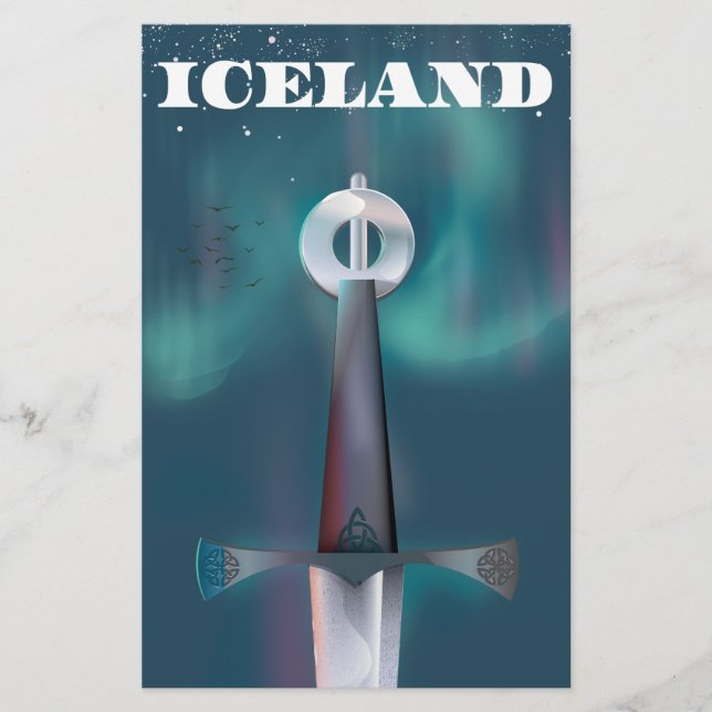 Papeterie Épée médiévale d'Islande (Devant)