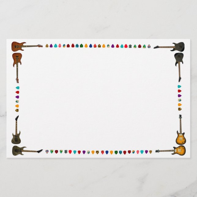 Papeterie Équipement de guitare (Devant)