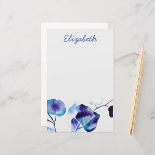 Papeterie Eucalyptus gomme Feuille aquarelle art