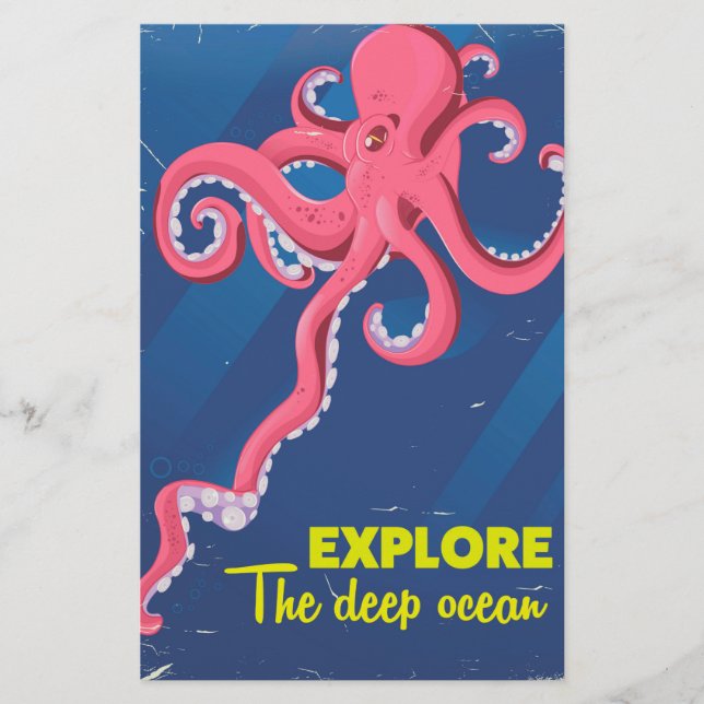 Papeterie Explorer l'océan profond (Devant)
