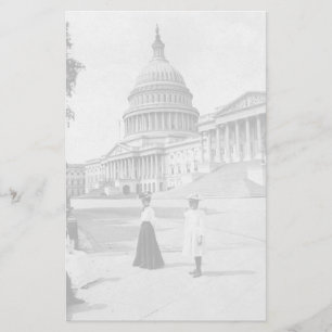 Papeterie Extérieur du bâtiment de capitol avec des femmes