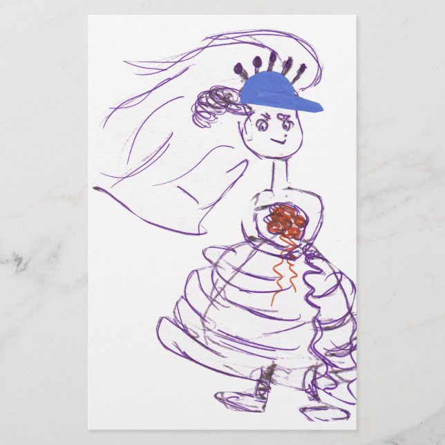 Papeterie Fan Bride baseball (Devant)