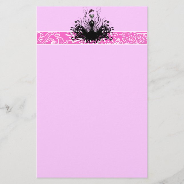 Papeterie Fashion Diva Invitations, Flyers et Stickers (Devant)
