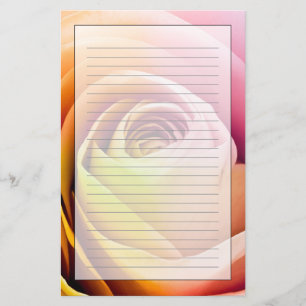 Papeterie Fermeture des pétales Roses colorés
