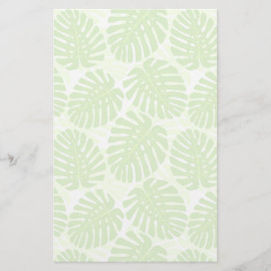 Papeterie Feuille de plante tropicale - motif de Monstera