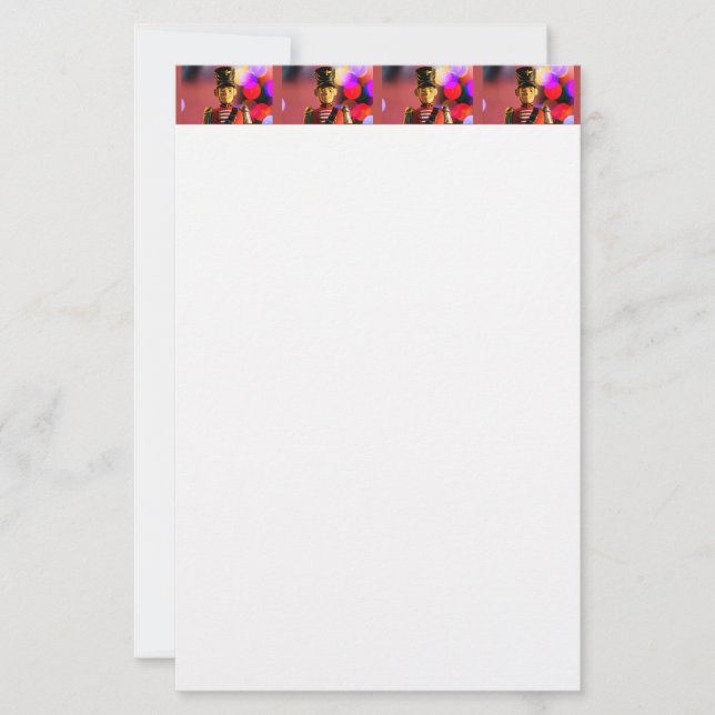 Papeterie figurine de soldat de jouets de Noël SlipperyJoe g (Devant)