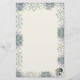 Papeterie Fleur bleue Volière-Stationnaire