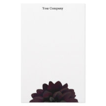 Fleur noire florale moderne de dahlia