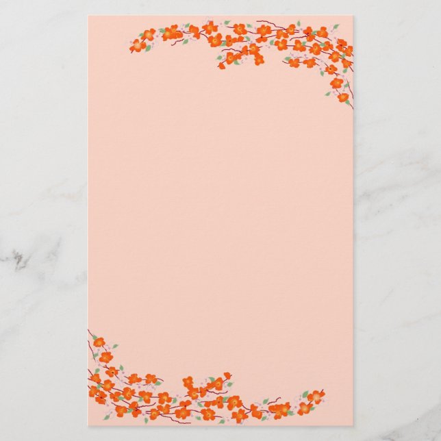 Papeterie Fleurs d'Orange (Devant)