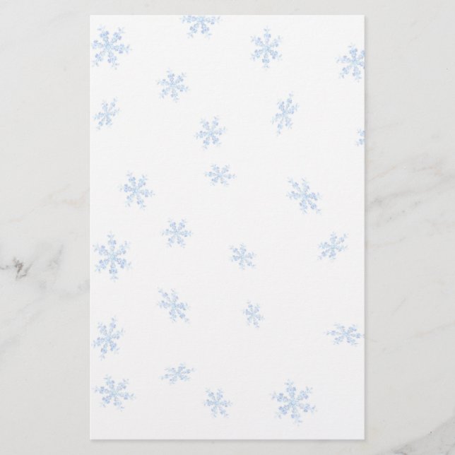 Papeterie Flocon de neige (Devant)
