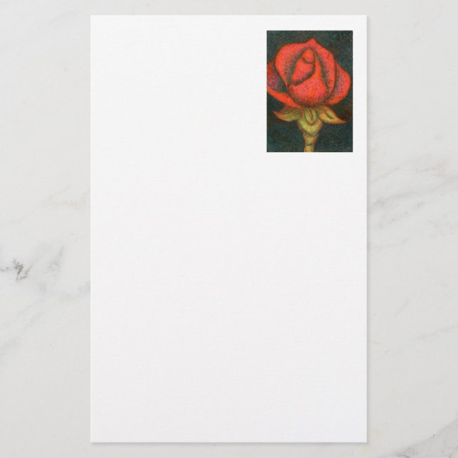 Papeterie florale "Rosebud" (Devant)