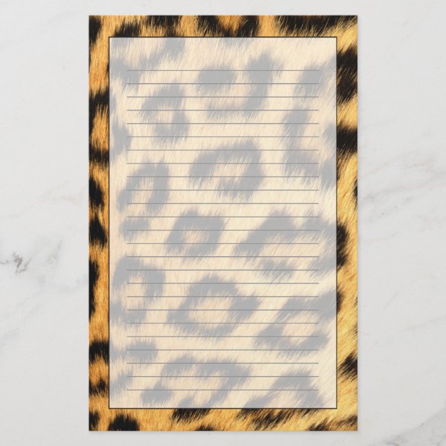 Papeterie Fourrure 2 de Jaguar (Devant)