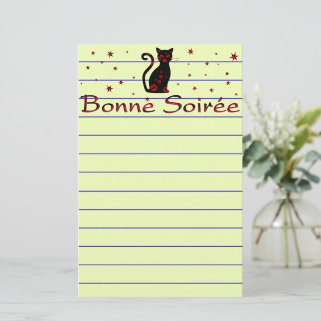 Papeterie Français : Bonne Soiree (Debout devant)