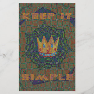 Papeterie Gardez la simplicité : le design Motif de la Clart