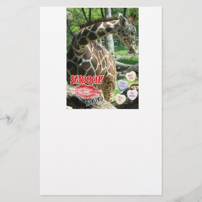 Papeterie Giraffe Saint-Valentin (Devant)