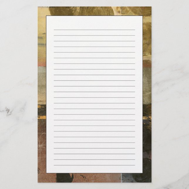 Papeterie Gouttelettes vertes circulaires (Devant)