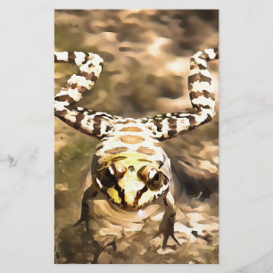 Papeterie Grenouille De Baignade Immergée Dans La Rivière Cl