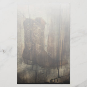 Papeterie Grotte Homme Distorante Western Country Cowboy Boo
