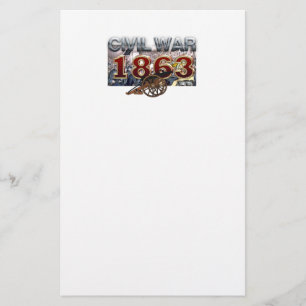 Papeterie Guerre civile 1863 d'ABH