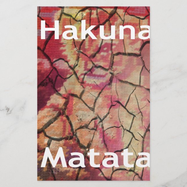 Papeterie Hakuna Matata Lion Cub Design (Devant)