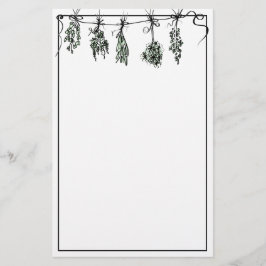 Papeterie Herbes du jardin | jardin botanique