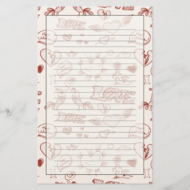 Papeterie Heureuse Sainte-Valentin (Devant)