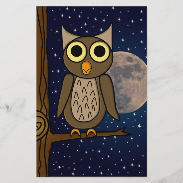 Papeterie hibou (Devant)