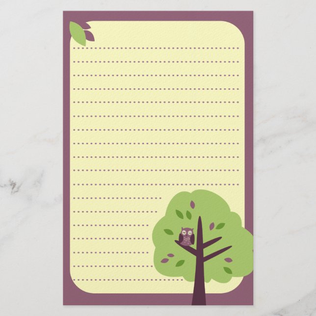 Papeterie Hibou Kitschy stationnaire (Devant)