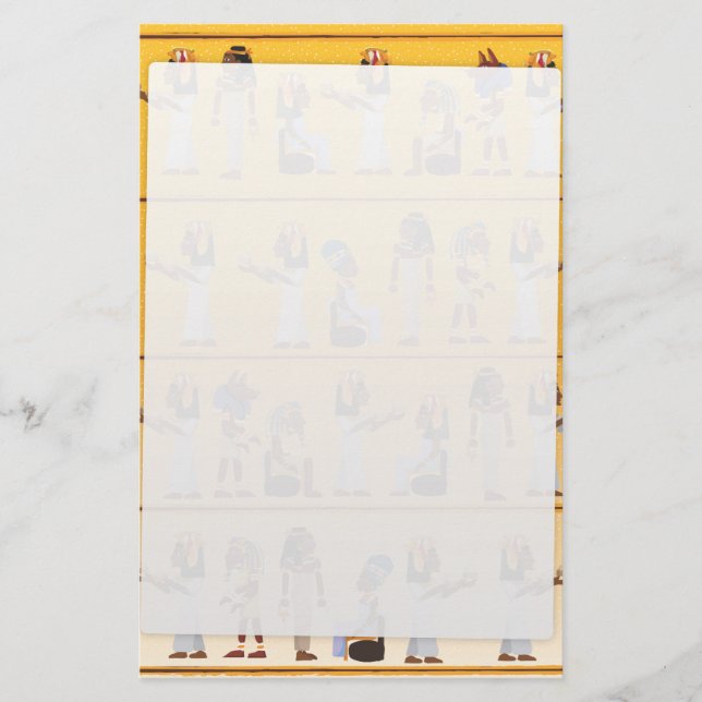 Papeterie Hiéroglyphes égyptiens (Devant)