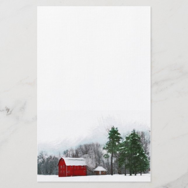 Papeterie Hiver de pays, stationnaire (Devant)