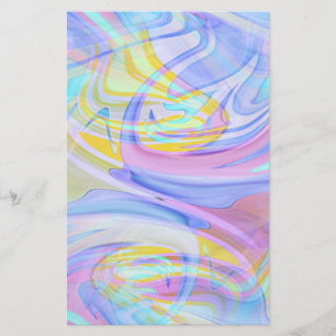 Papeterie hologramme pastel