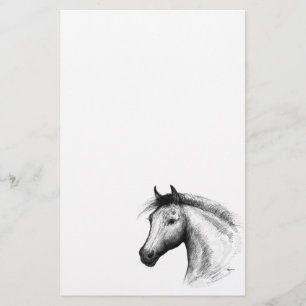 Papeterie Horse : White