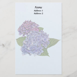 Papeterie Hydrangea dans les nuances de pourpre produits Mar
