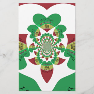 Papeterie I Love Ethiopia Kaleidoscope - Heartfeel Rasta Art
