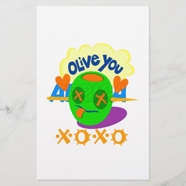 Papeterie I Love You XOXO beau texte graphique extraordinair (Devant)